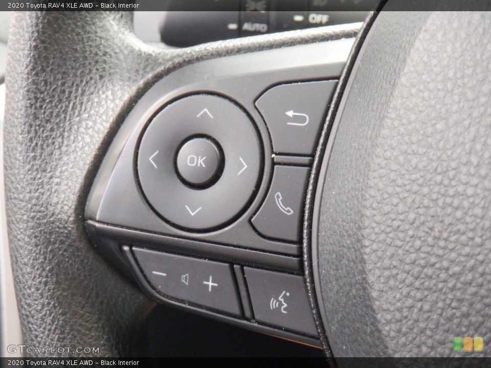 Black Interior Steering Wheel for the 2020 Toyota RAV4 XLE AWD #146453638