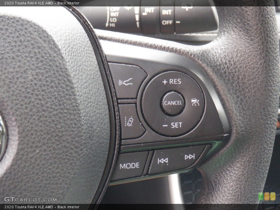 Black Interior Steering Wheel for the 2020 Toyota RAV4 XLE AWD #146453647
