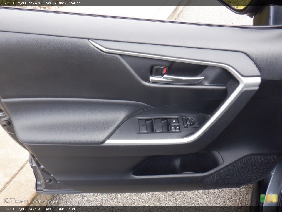 Black Interior Door Panel for the 2020 Toyota RAV4 XLE AWD #146453711