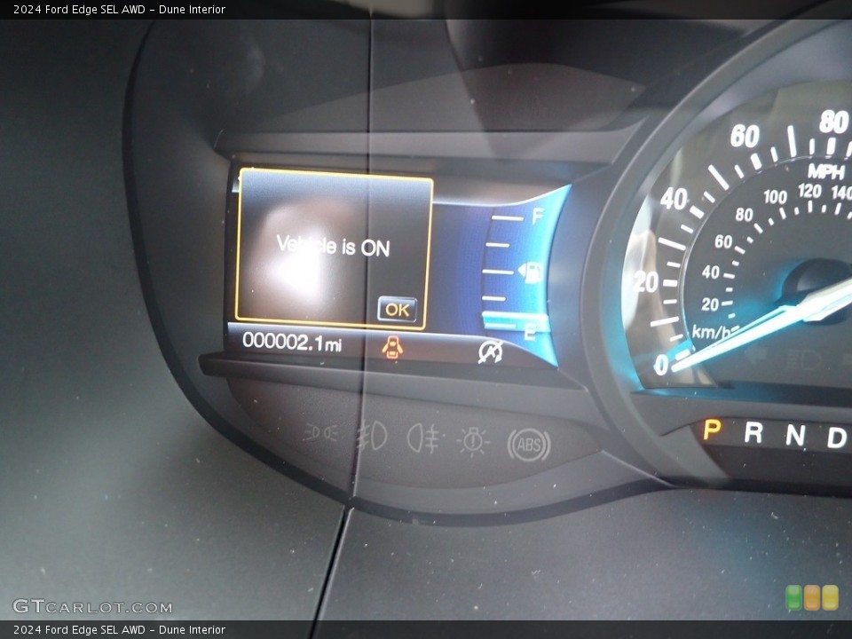 Dune Interior Gauges for the 2024 Ford Edge SEL AWD #146455660
