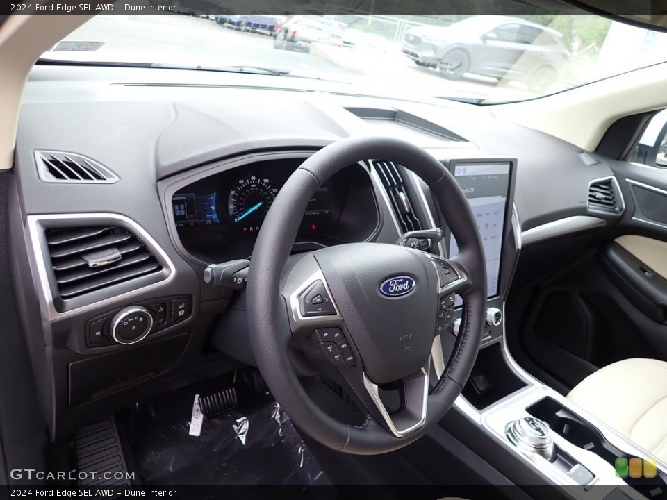 Dune Interior Steering Wheel for the 2024 Ford Edge SEL AWD #146455682