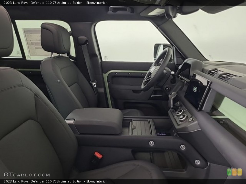 Ebony Interior Photo for the 2023 Land Rover Defender 110 75th Limited Edition #146455766