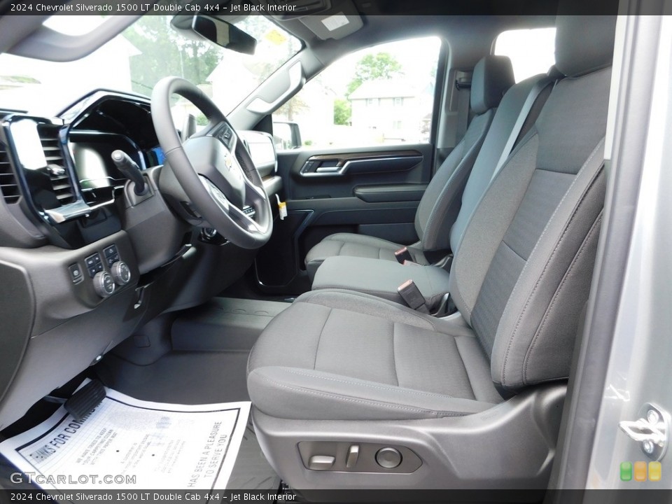 Jet Black Interior Photo for the 2024 Chevrolet Silverado 1500 LT Double Cab 4x4 #146455779