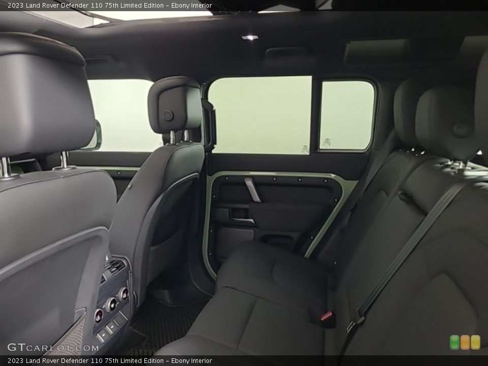 Ebony Interior Rear Seat for the 2023 Land Rover Defender 110 75th Limited Edition #146455808