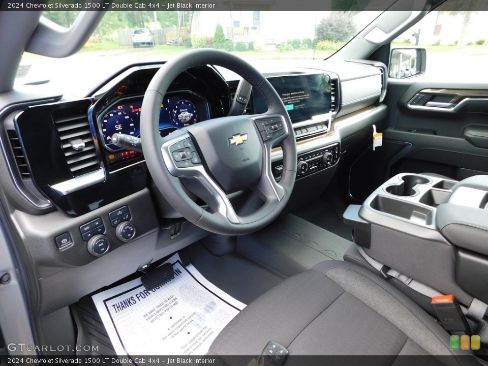 Jet Black Interior Front Seat for the 2024 Chevrolet Silverado 1500 LT Double Cab 4x4 #146455824