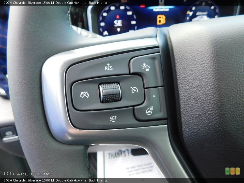 Jet Black Interior Steering Wheel for the 2024 Chevrolet Silverado 1500 LT Double Cab 4x4 #146455910
