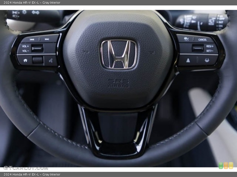 Gray Interior Steering Wheel for the 2024 Honda HR-V EX-L #146455919