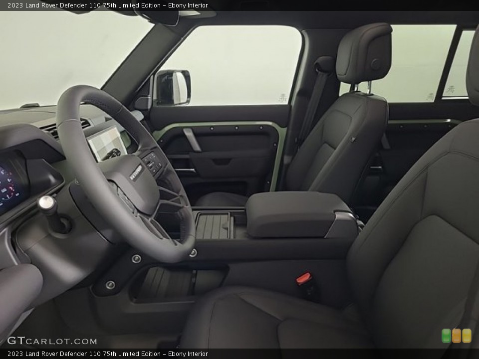 Ebony Interior Front Seat for the 2023 Land Rover Defender 110 75th Limited Edition #146455985