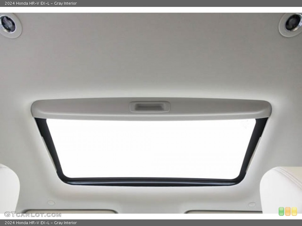 Gray Interior Sunroof for the 2024 Honda HR-V EX-L #146456056