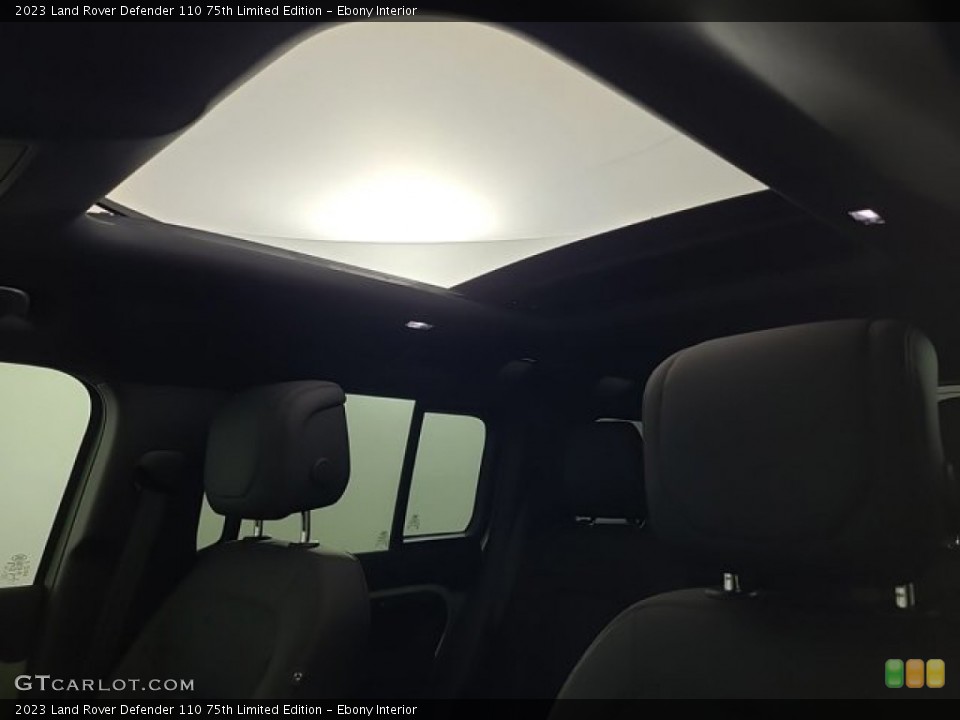 Ebony Interior Sunroof for the 2023 Land Rover Defender 110 75th Limited Edition #146456162