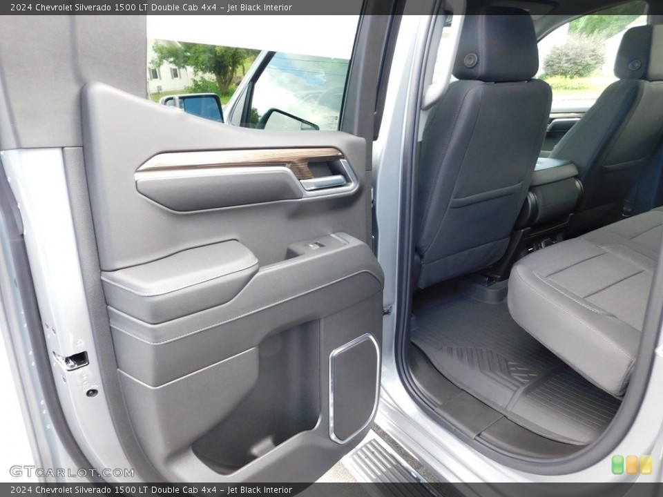 Jet Black Interior Door Panel for the 2024 Chevrolet Silverado 1500 LT Double Cab 4x4 #146456172