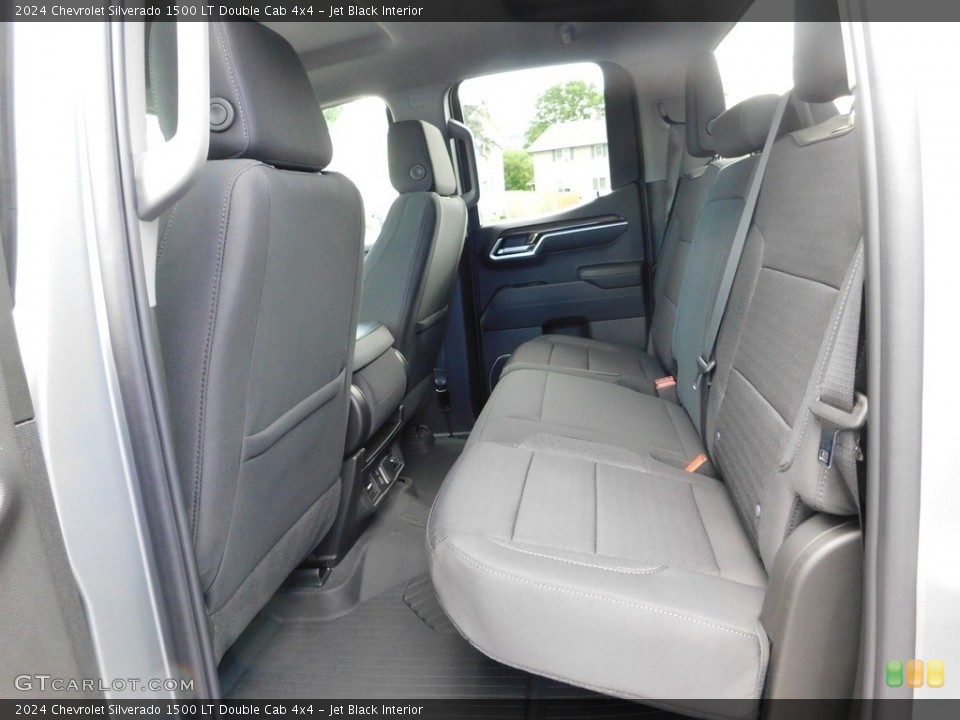 Jet Black Interior Rear Seat for the 2024 Chevrolet Silverado 1500 LT Double Cab 4x4 #146456192