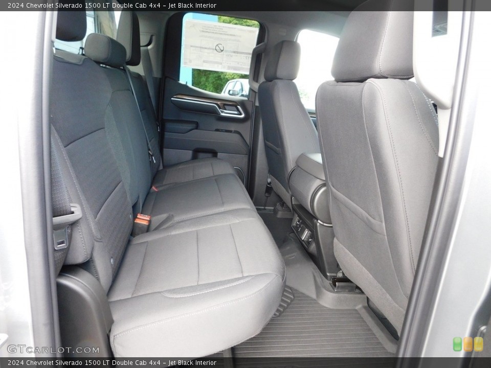 Jet Black Interior Rear Seat for the 2024 Chevrolet Silverado 1500 LT Double Cab 4x4 #146456240