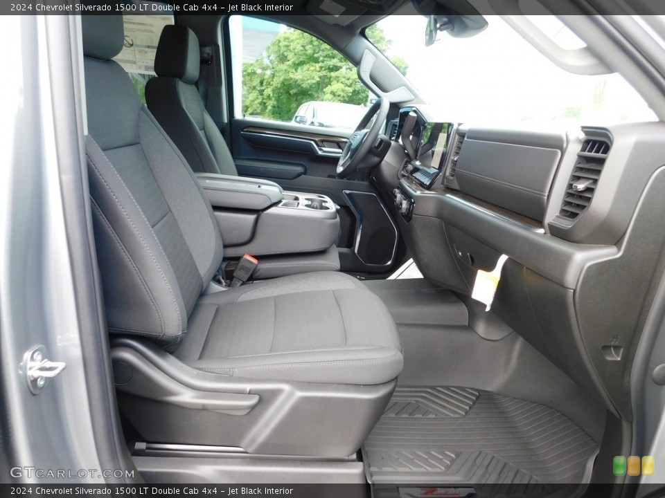 Jet Black Interior Front Seat for the 2024 Chevrolet Silverado 1500 LT Double Cab 4x4 #146456278