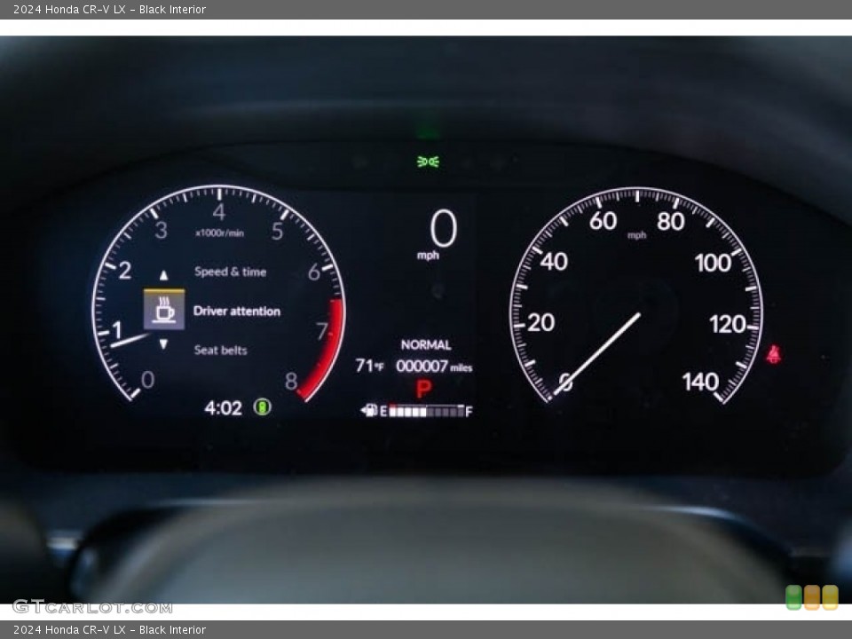 Black Interior Gauges for the 2024 Honda CR-V LX #146456846