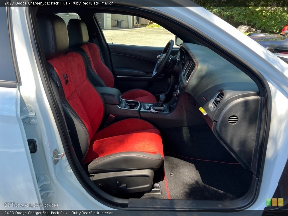 Ruby Red/Black Interior Front Seat for the 2023 Dodge Charger Scat Pack Plus #146457320