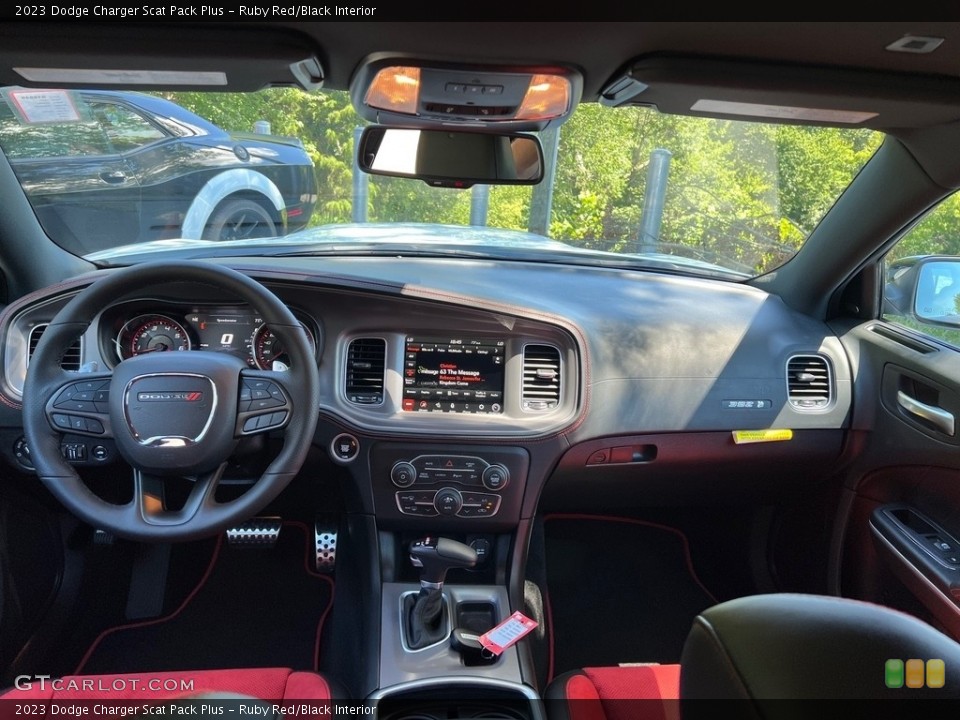 Ruby Red/Black Interior Dashboard for the 2023 Dodge Charger Scat Pack Plus #146457362