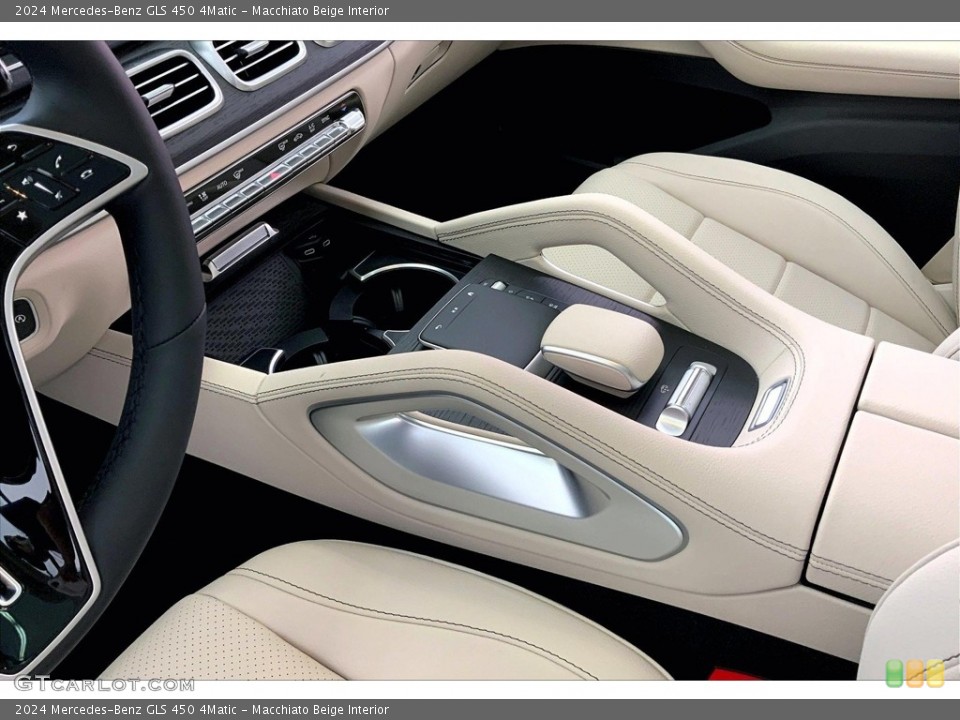 Macchiato Beige Interior Controls for the 2024 Mercedes-Benz GLS 450 4Matic #146458993