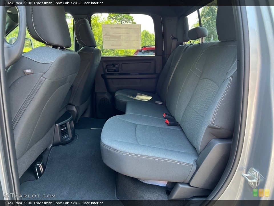 Black Interior Rear Seat for the 2024 Ram 2500 Tradesman Crew Cab 4x4 #146459114