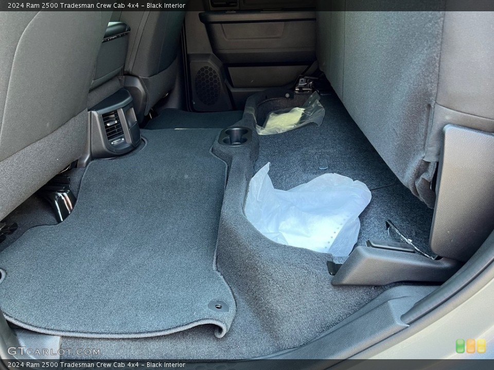 Black Interior Rear Seat for the 2024 Ram 2500 Tradesman Crew Cab 4x4 #146459137