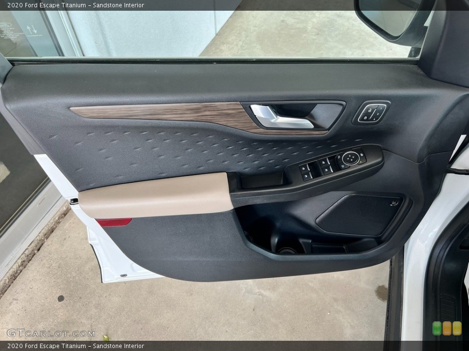 Sandstone Interior Door Panel for the 2020 Ford Escape Titanium #146459175