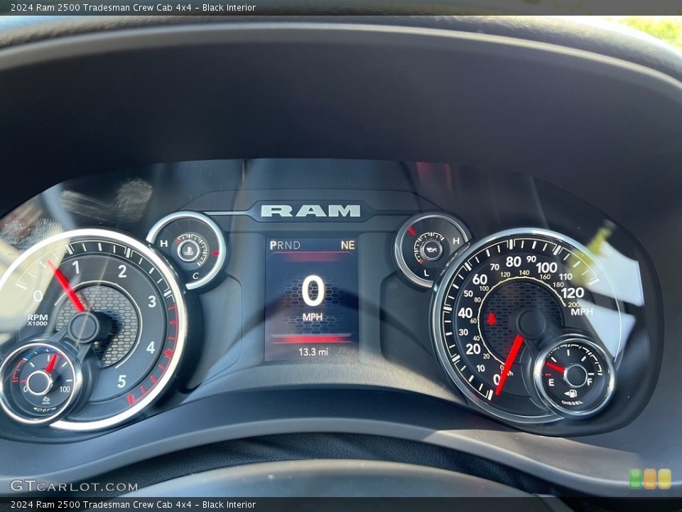 Black Interior Gauges for the 2024 Ram 2500 Tradesman Crew Cab 4x4 #146459304