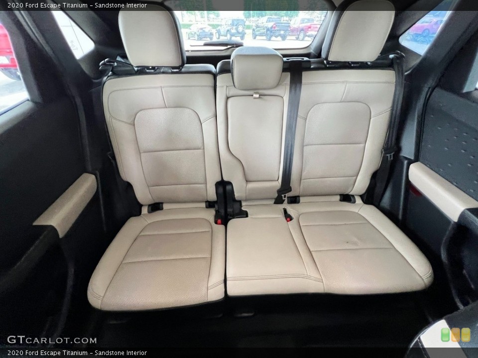 Sandstone Interior Rear Seat for the 2020 Ford Escape Titanium #146459409