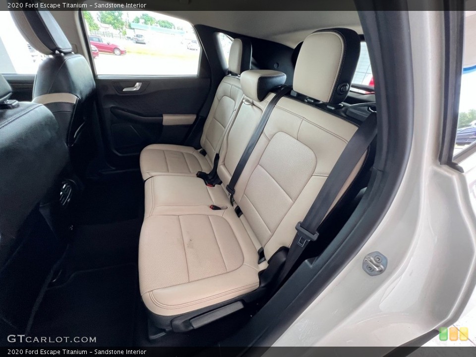 Sandstone Interior Rear Seat for the 2020 Ford Escape Titanium #146459432