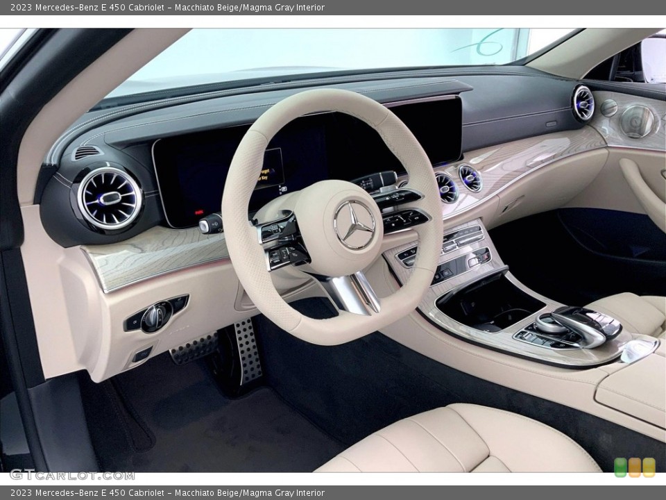 Macchiato Beige/Magma Gray 2023 Mercedes-Benz E Interiors