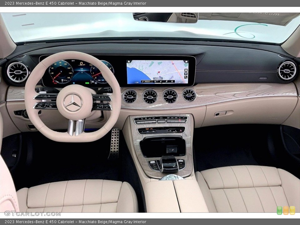 Macchiato Beige/Magma Gray Interior Photo for the 2023 Mercedes-Benz E 450 Cabriolet #146459607