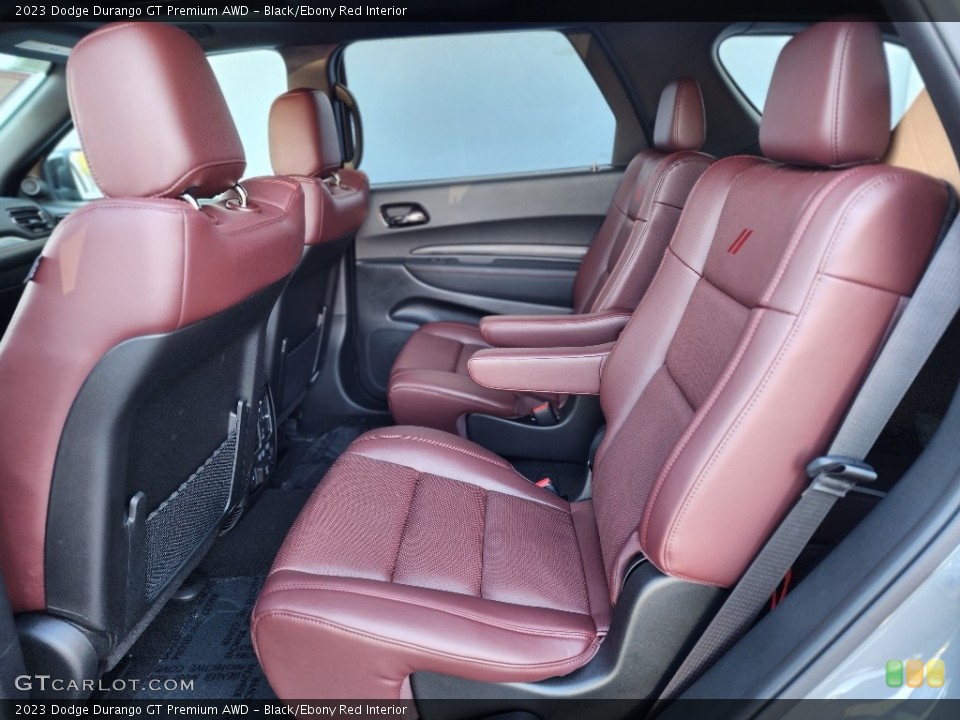 Black/Ebony Red 2023 Dodge Durango Interiors