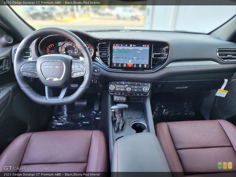 Black/Ebony Red Interior Photo for the 2023 Dodge Durango GT Premium AWD #146460069