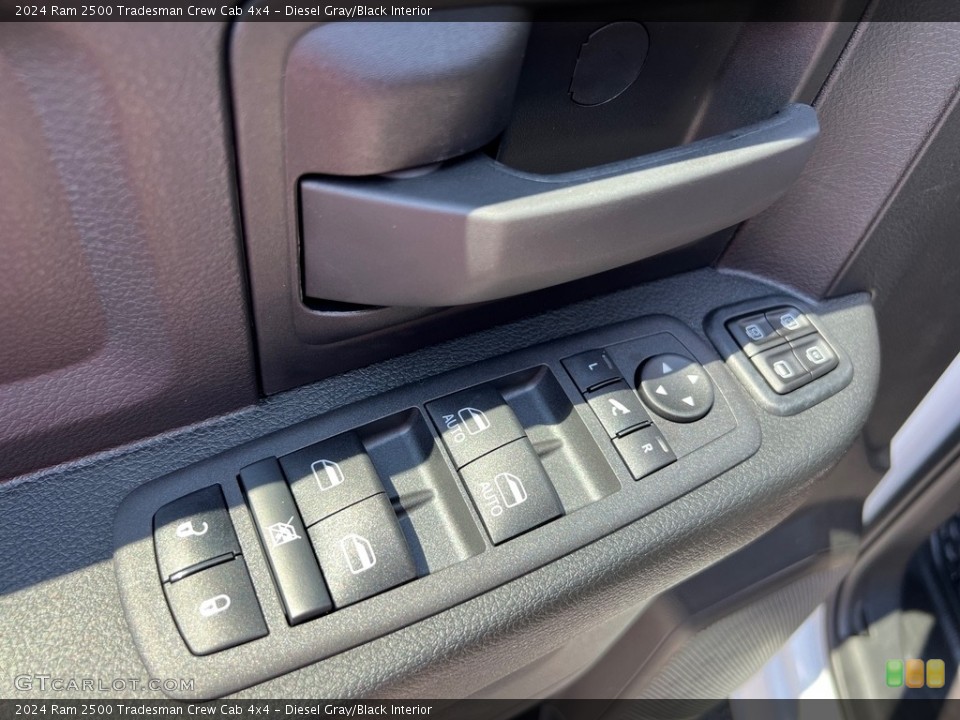 Diesel Gray/Black Interior Door Panel for the 2024 Ram 2500 Tradesman Crew Cab 4x4 #146460413