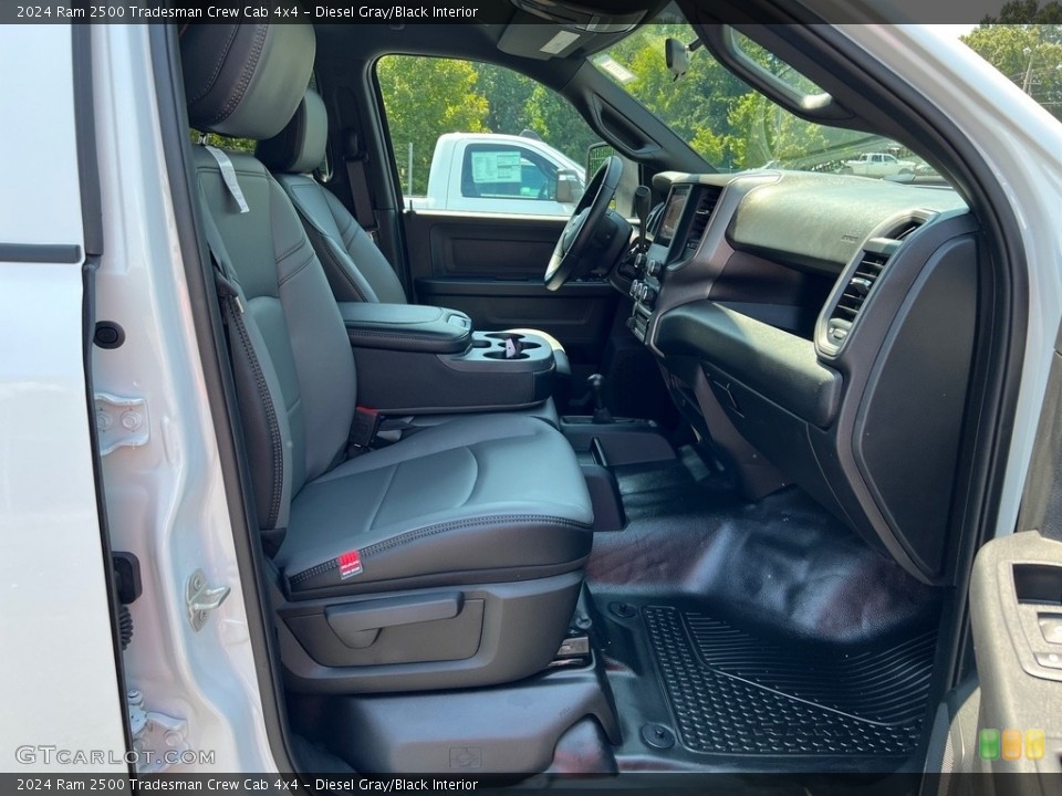 Diesel Gray/Black Interior Front Seat for the 2024 Ram 2500 Tradesman Crew Cab 4x4 #146460507