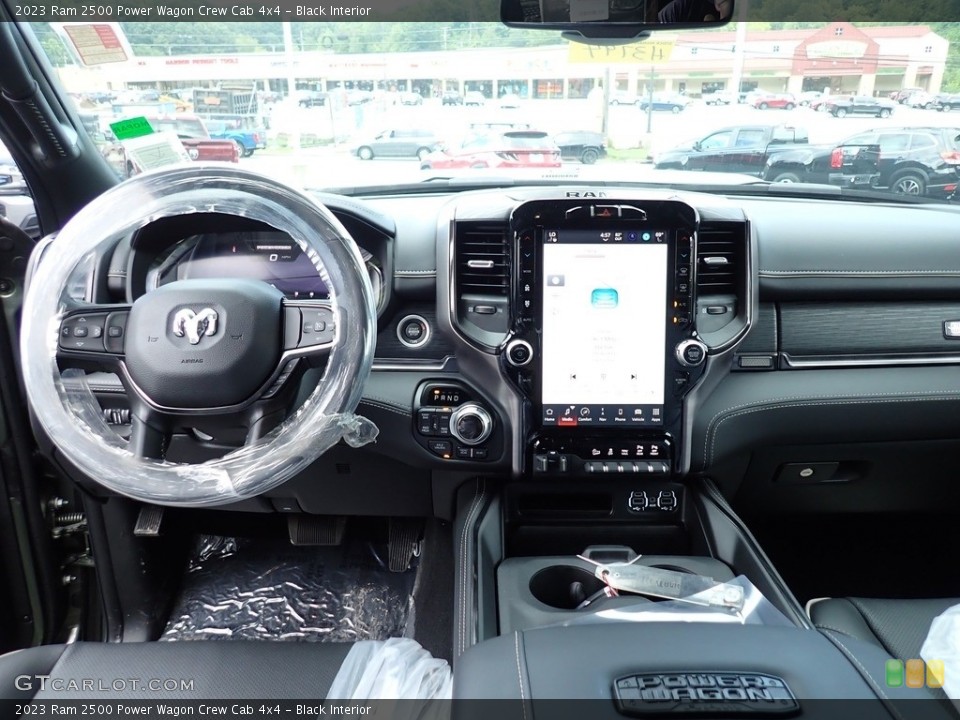 Black Interior Dashboard for the 2023 Ram 2500 Power Wagon Crew Cab 4x4 #146460526
