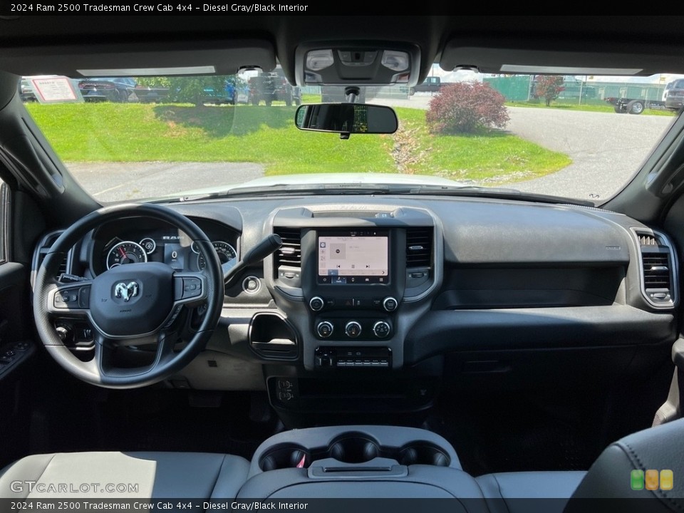 Diesel Gray/Black Interior Dashboard for the 2024 Ram 2500 Tradesman Crew Cab 4x4 #146460533