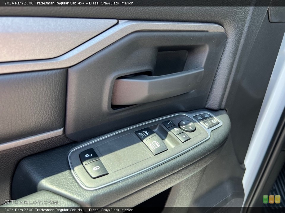 Diesel Gray/Black Interior Door Panel for the 2024 Ram 2500 Tradesman Regular Cab 4x4 #146461070