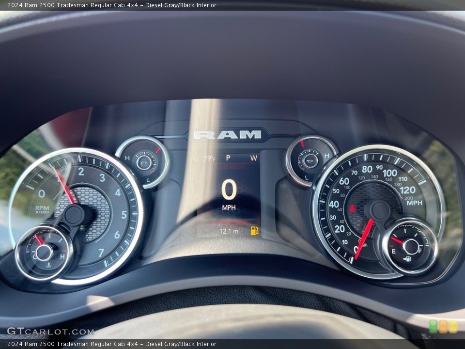Diesel Gray/Black Interior Gauges for the 2024 Ram 2500 Tradesman Regular Cab 4x4 #146461145