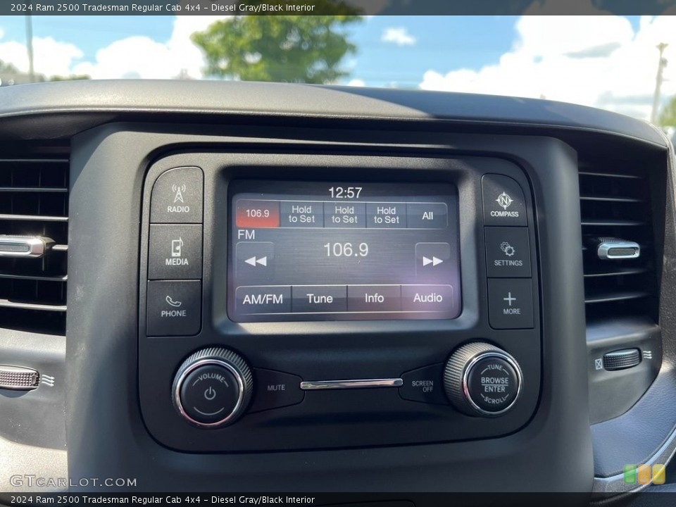 Diesel Gray/Black Interior Audio System for the 2024 Ram 2500 Tradesman Regular Cab 4x4 #146461178