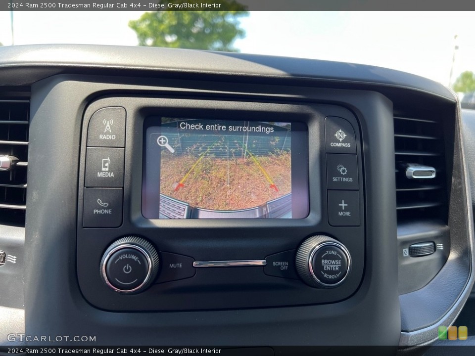Diesel Gray/Black Interior Controls for the 2024 Ram 2500 Tradesman Regular Cab 4x4 #146461196
