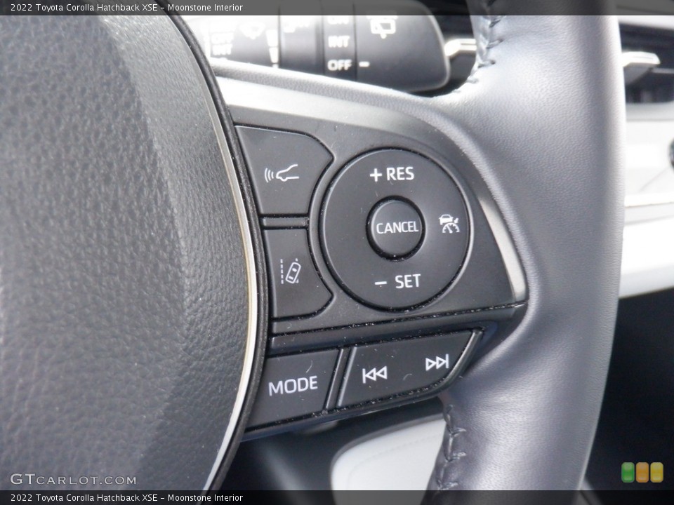 Moonstone Interior Steering Wheel for the 2022 Toyota Corolla Hatchback XSE #146461307
