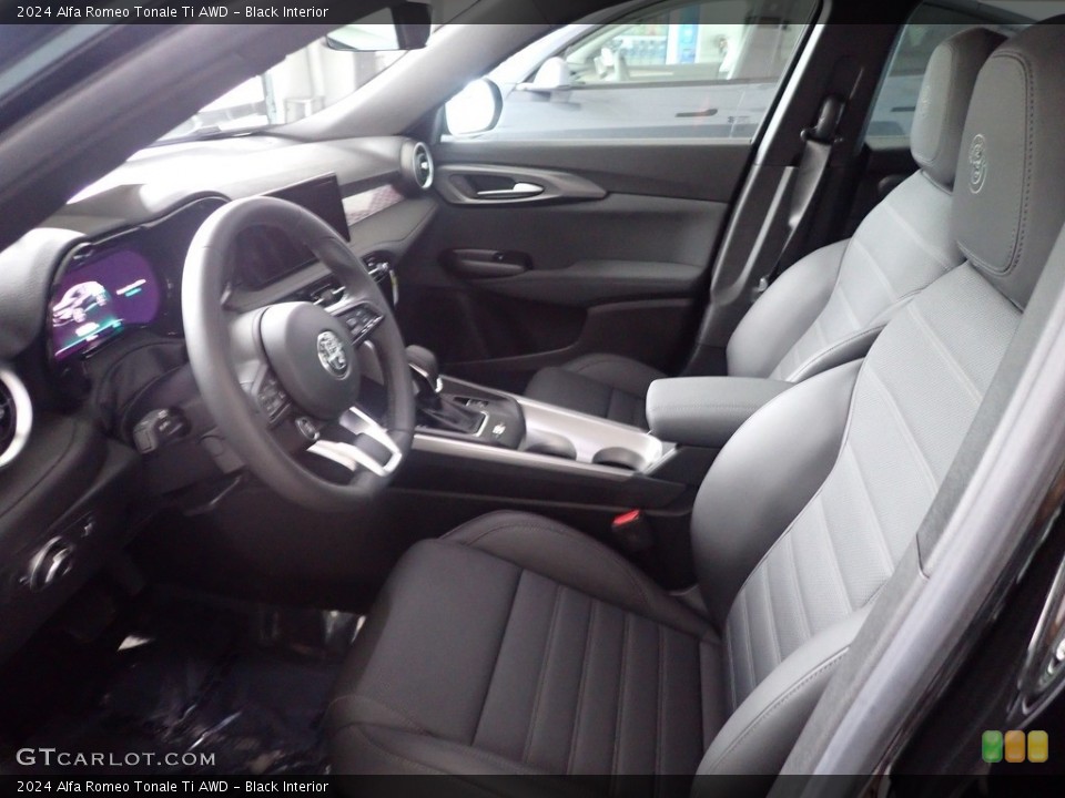 Black Interior Front Seat for the 2024 Alfa Romeo Tonale Ti AWD #146461361