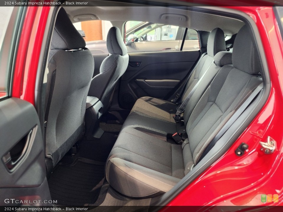 Black Interior Rear Seat for the 2024 Subaru Impreza Hatchback #146461801