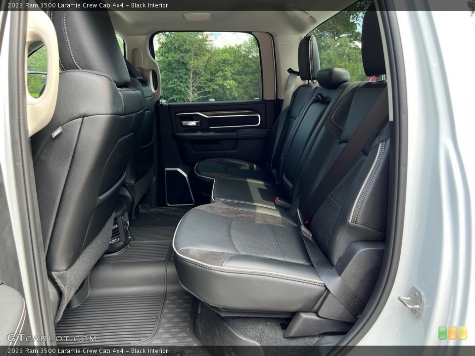 Black Interior Rear Seat for the 2023 Ram 3500 Laramie Crew Cab 4x4 #146462325