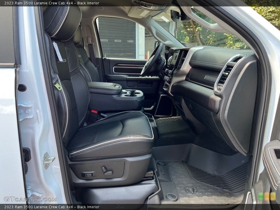 Black Interior Front Seat for the 2023 Ram 3500 Laramie Crew Cab 4x4 #146462390
