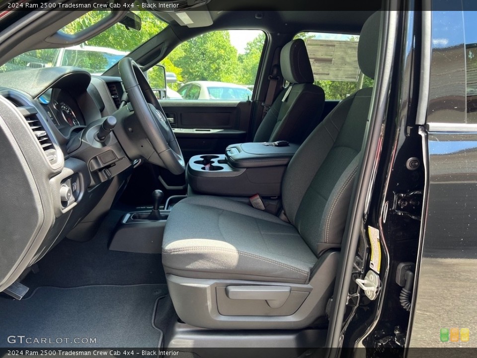 Black Interior Front Seat for the 2024 Ram 2500 Tradesman Crew Cab 4x4 #146462582