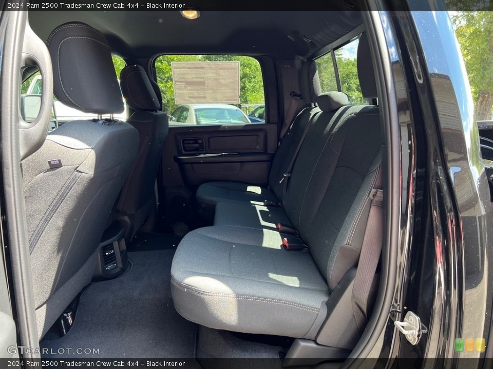 Black Interior Rear Seat for the 2024 Ram 2500 Tradesman Crew Cab 4x4 #146462602