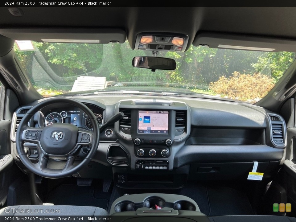 Black Interior Dashboard for the 2024 Ram 2500 Tradesman Crew Cab 4x4 #146462645
