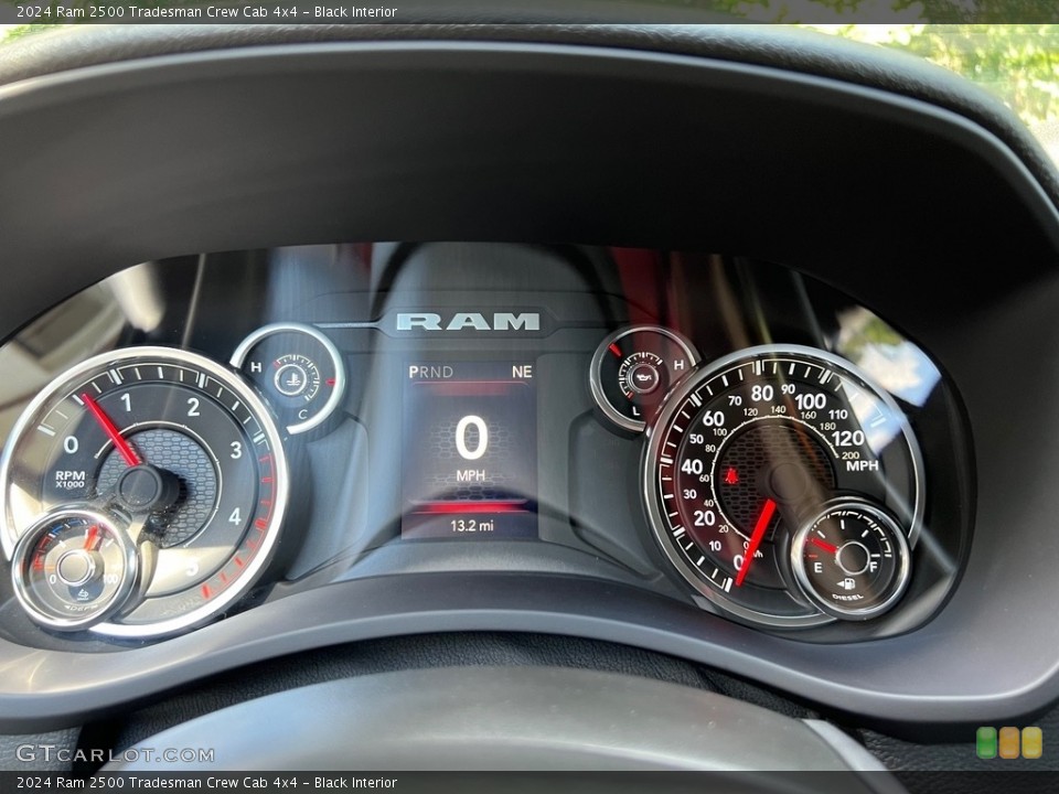 Black Interior Gauges for the 2024 Ram 2500 Tradesman Crew Cab 4x4 #146462679