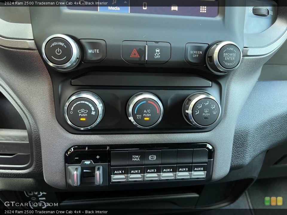 Black Interior Controls for the 2024 Ram 2500 Tradesman Crew Cab 4x4 #146462729